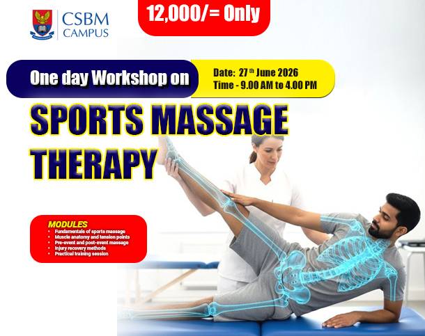 One Day Workshop on Sport Massage Therapy