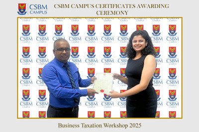 taxation workshop csbm campus