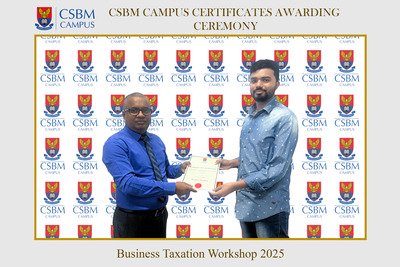 taxation workshop csbm campus